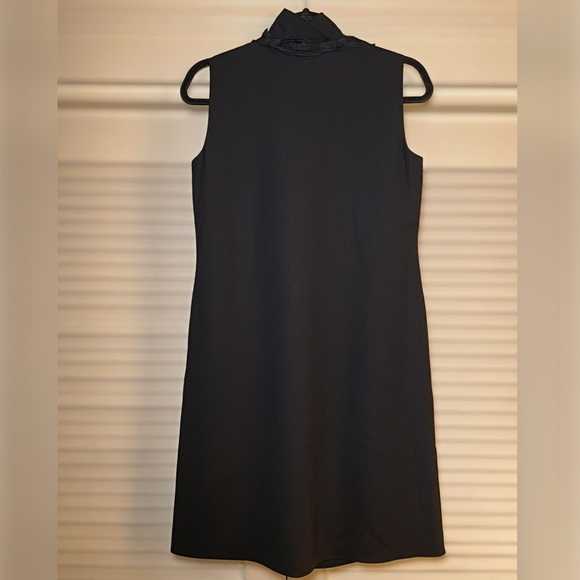 Elie Tahari Sleeveless Wool Dress Blazer Asymmetrical Ruffle Neckline size 2 - Picture 11 of 11